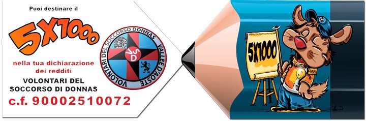 5x1000 Volontari Soccorso Donnas